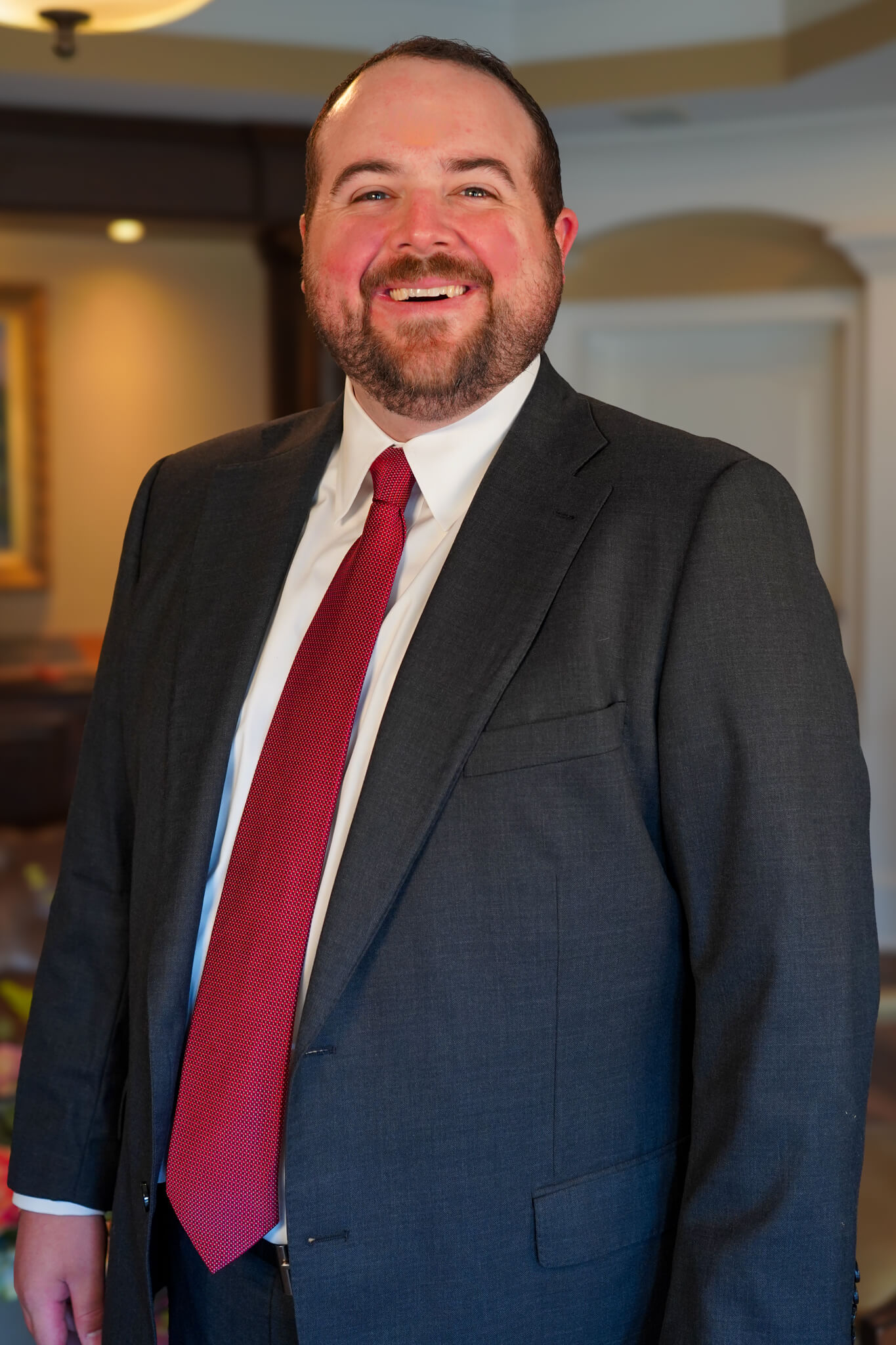 Huntsville Personal Injury Attorney and CCJS partner, Andrew Banks posing for a headshot.