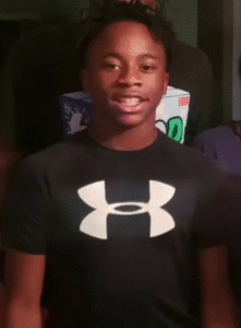 Mario Richardson, 15 years old, smiles for a photo before he was tragically shot to death at the Red Roof Inn in Muscle Shoals, Alabama 